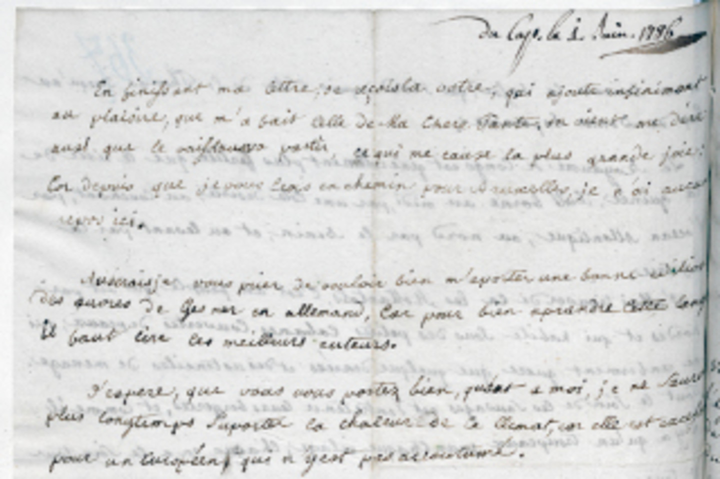 Brief aus Brüssel – letzte Seite</br> <em> Rechte: Familie Wolff-Metternich</em>